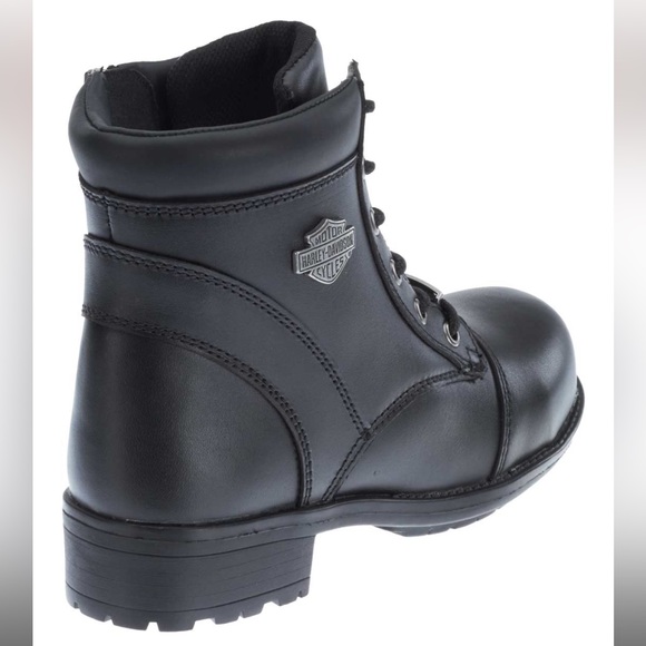 HARLEY DAVIDSON WOMENS RAINE STEEL TOE BOOTS 🖤 - Picture 5 of 8